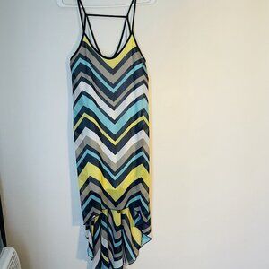 Love Culture Zig Zag Vintage Shift Dress Multicolor